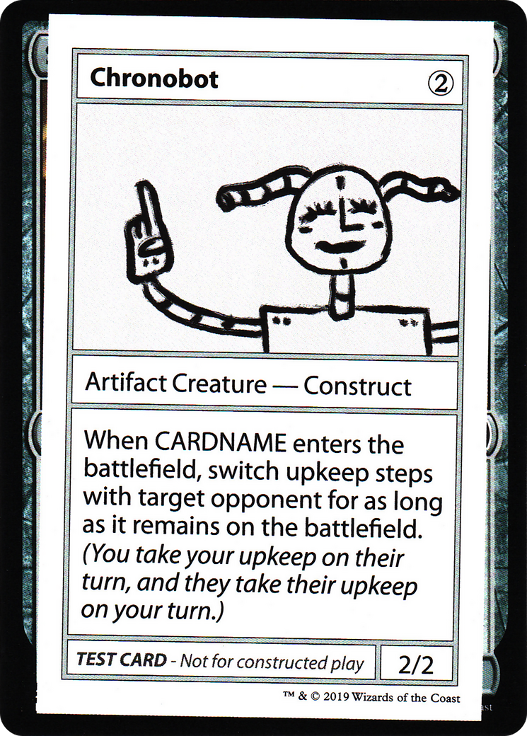 Chronobot (No PW Symbol) - Mystery Booster Playtest Cards 2021