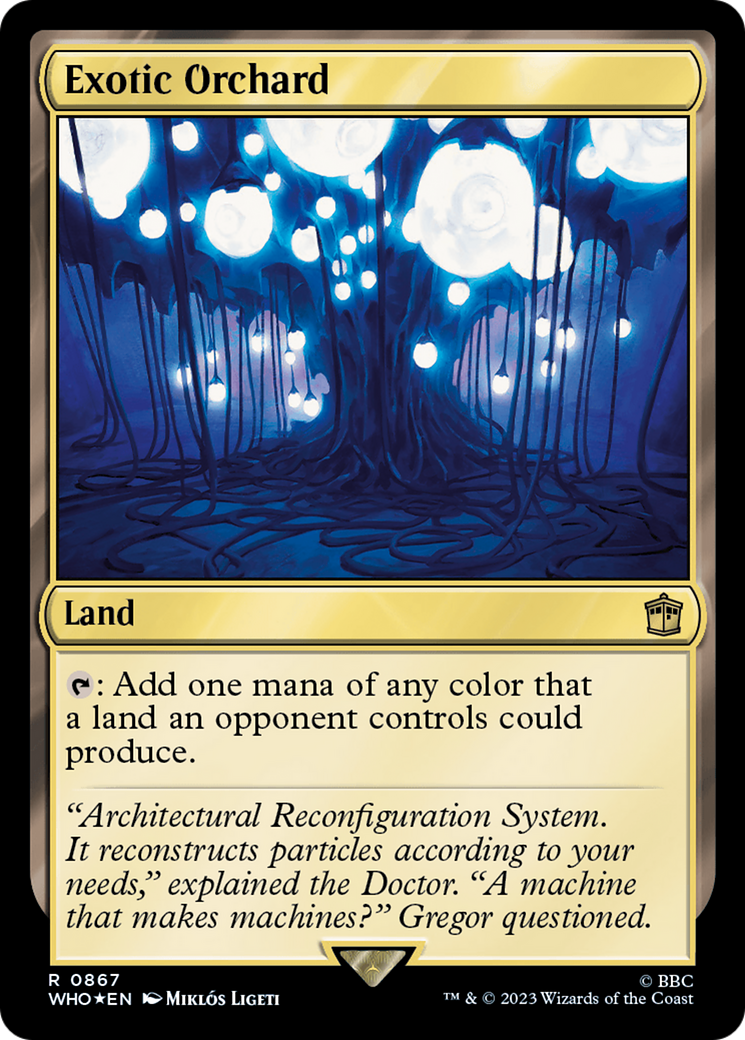 Exotic Orchard (Surge Foil) [Doctor Who] Foil