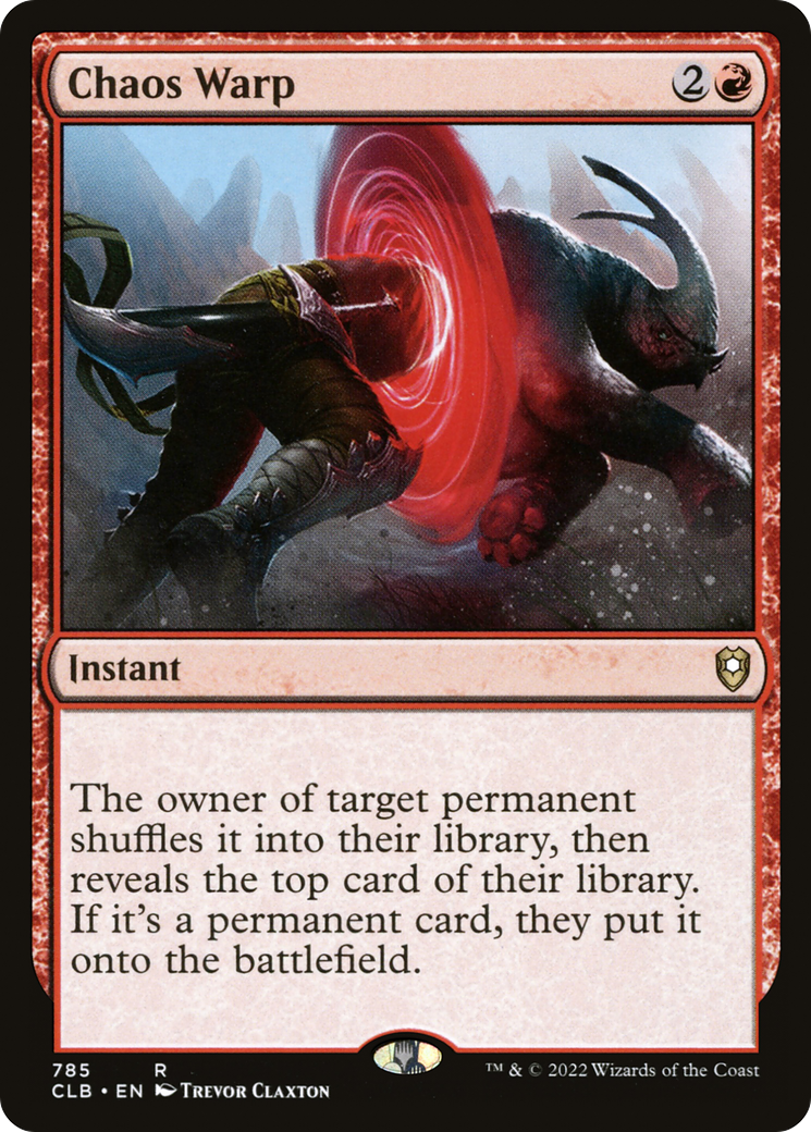 Chaos Warp [Commander Legends: Battle for Baldur's Gate]