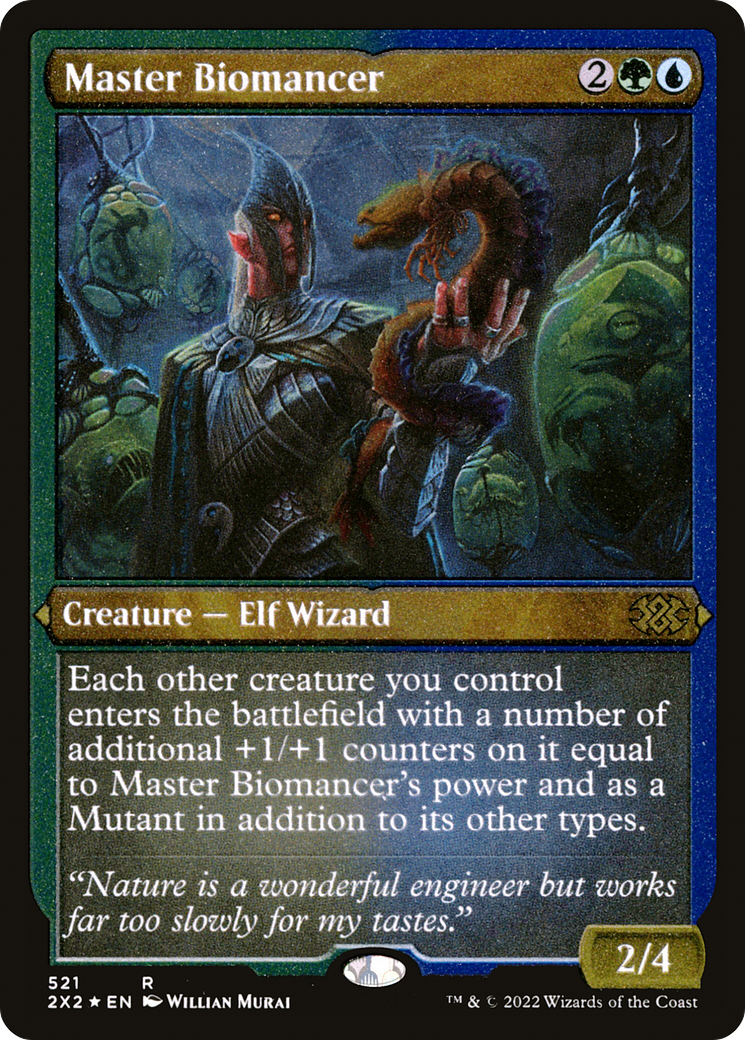 Master Biomancer (Foil Etched) [Double Masters 2022]