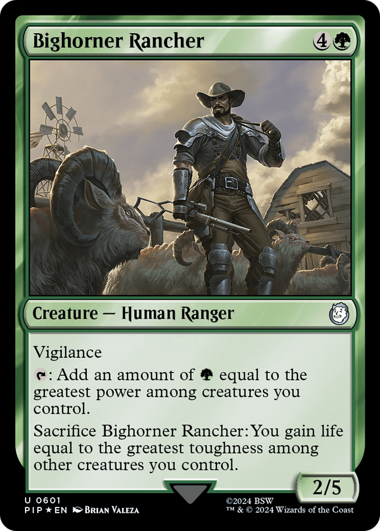 Bighorner Rancher (Surge Foil) - Fallout Foil