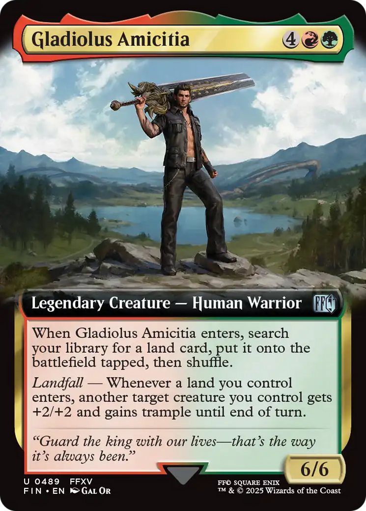 Gladiolus Amicitia (Extended Art): (Extended Art) [FINAL FANTASY]