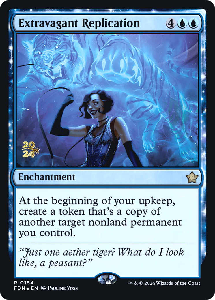 Extravagant Replication: (enchantment) [Foundations Promos] Foil