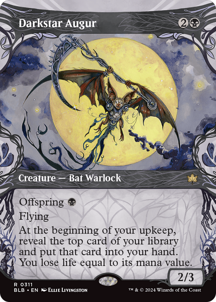 Darkstar Augur (Showcase): (Showcase) (Borderless) [Bloomburrow]