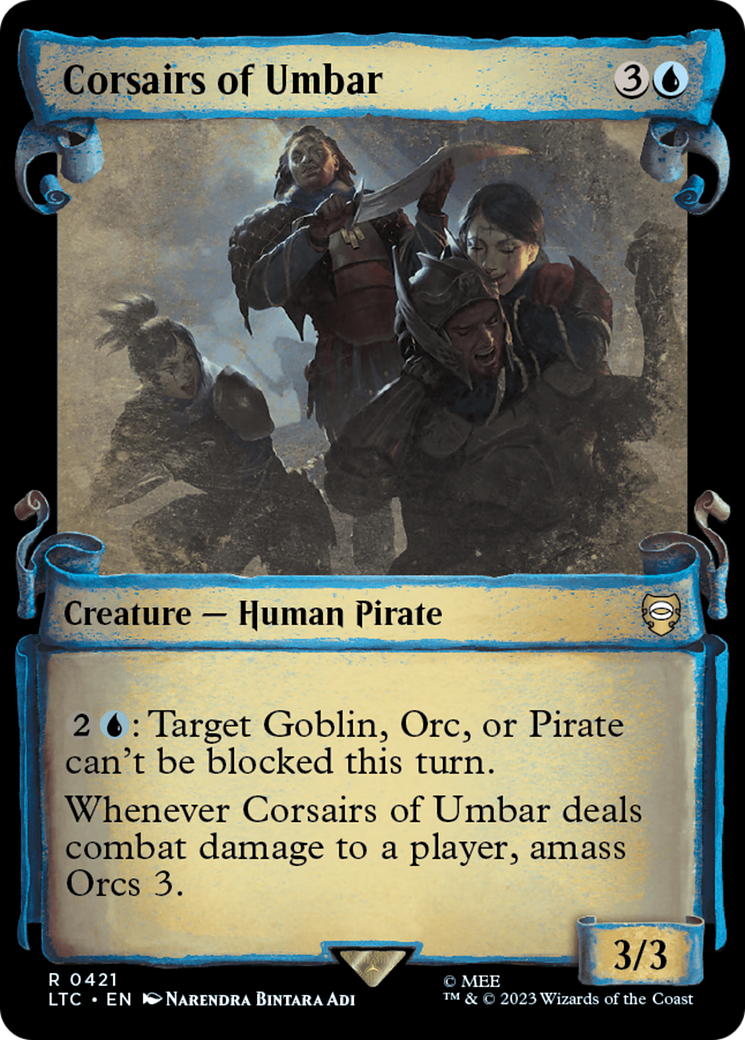 Corsairs of Umbar (Showcase Scrolls): (Showcase) [Tales of Middle-earth Commander]