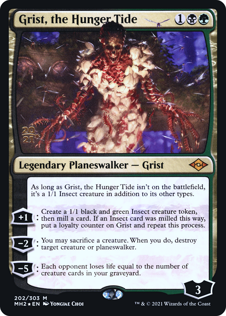 Grist, the Hunger Tide [Modern Horizons 2 Promos] Foil