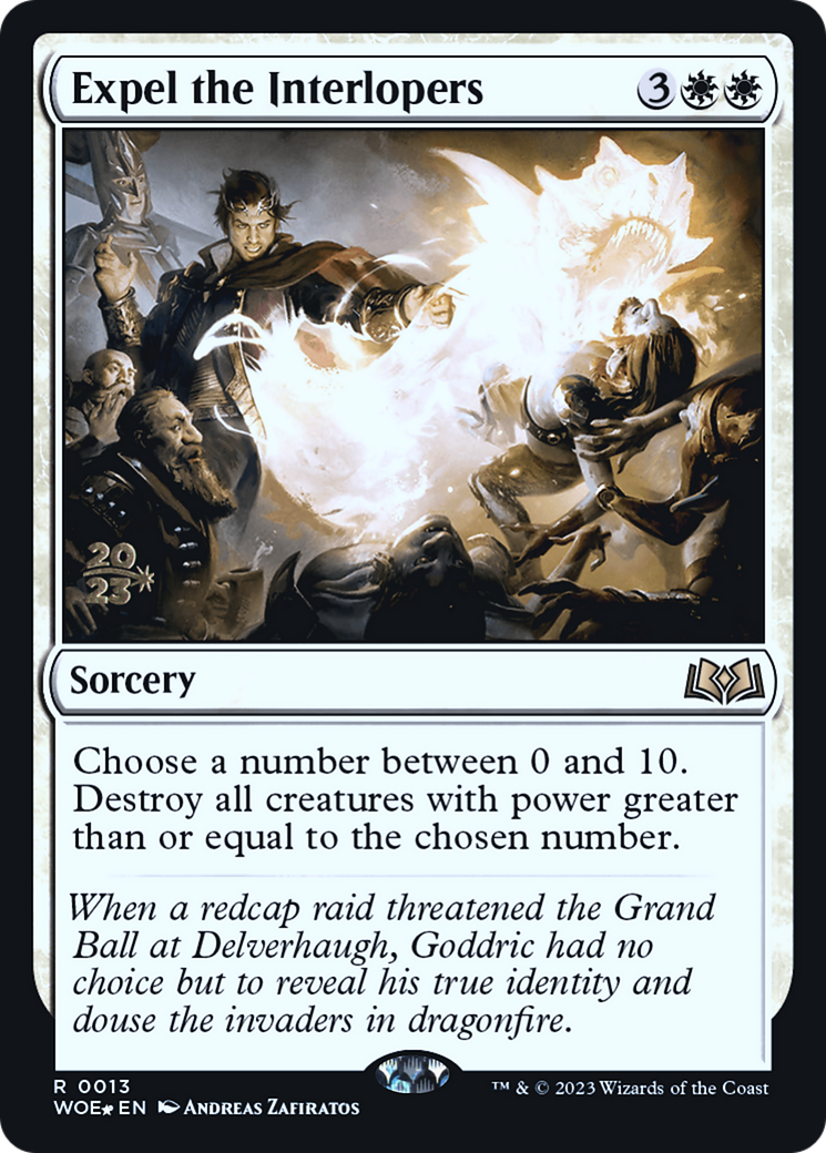 Expel the Interlopers [Wilds of Eldraine Promos] Foil