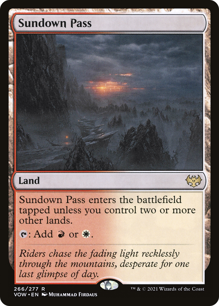 Sundown Pass - [Innistrad: Crimson Vow]
