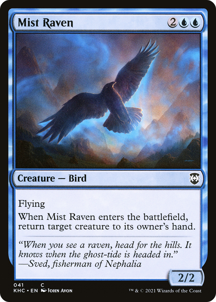 Mist Raven - [Kaldheim Commander]