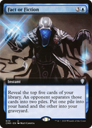 Fact or Fiction (Extended Art): (Extended Art) [Commander Legends]