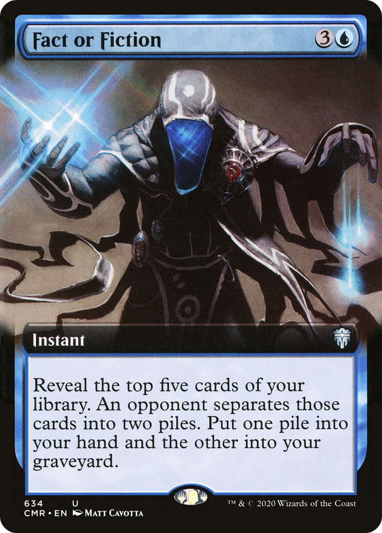 Fact or Fiction (Extended Art): (Extended Art) [Commander Legends]