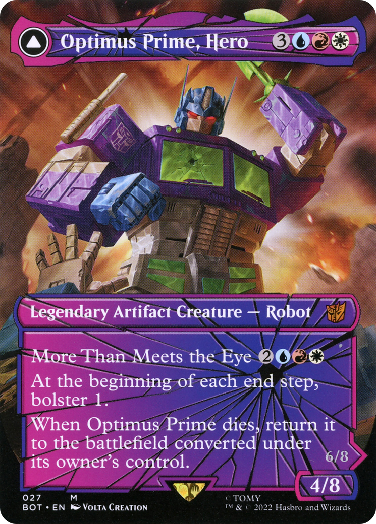 Optimus Prime, Hero // Optimus Prime, Autobot Leader (Shattered Glass) [Transformers]