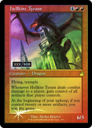 Hellkite Tyrant (Retro Frame) (Serial Numbered) [Ravnica Remastered] Foil