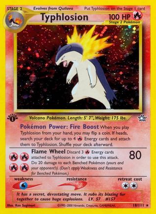 Typhlosion - 18/111 [WOTC Neo Genesis] - 1st Edition Holofoil