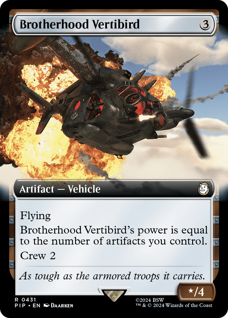 Brotherhood Vertibird (Extended Art) - Fallout: (Extended Art)