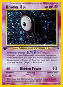 Unown [A] (14) (14) 014 [Neo Discovery]  - 1st Edition Holofoil