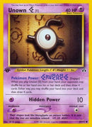 Unown [E] 067 [Neo Discovery]  - 1st Edition