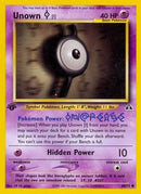 Unown [I] 068 [Neo Discovery]  - 1st Edition