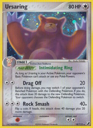 Ursaring - 18/115 [Unseen Forces] - Reverse Holofoil