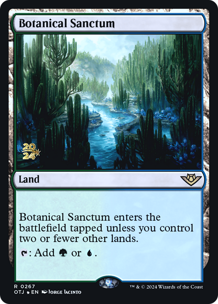 Botanical Sanctum (OTJ) - Outlaws of Thunder Junction Promos Foil