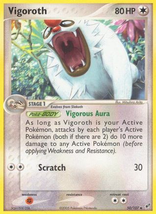 Vigoroth - 50/107 [Deoxys] - Reverse Holofoil