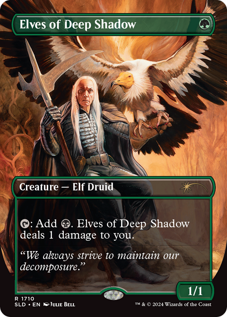 Elves of Deep Shadow - Secret Lair Drop (Borderless)