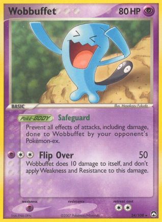Wobbuffet - 24/108 [Power Keepers] - Reverse Holofoil