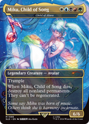 Miku, Child of Song - Child of Alara [Secret Lair Drop] / Miku, Child of Song (Borderless)