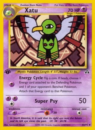 Xatu 052 [Neo Discovery]  - 1st Edition