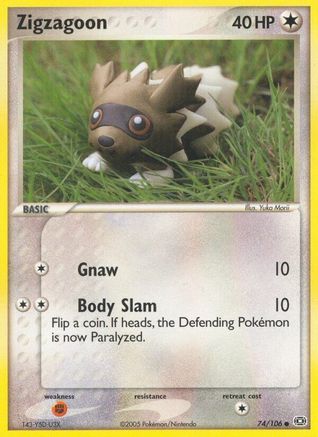 Zigzagoon [Emerald]  - Reverse Holofoil