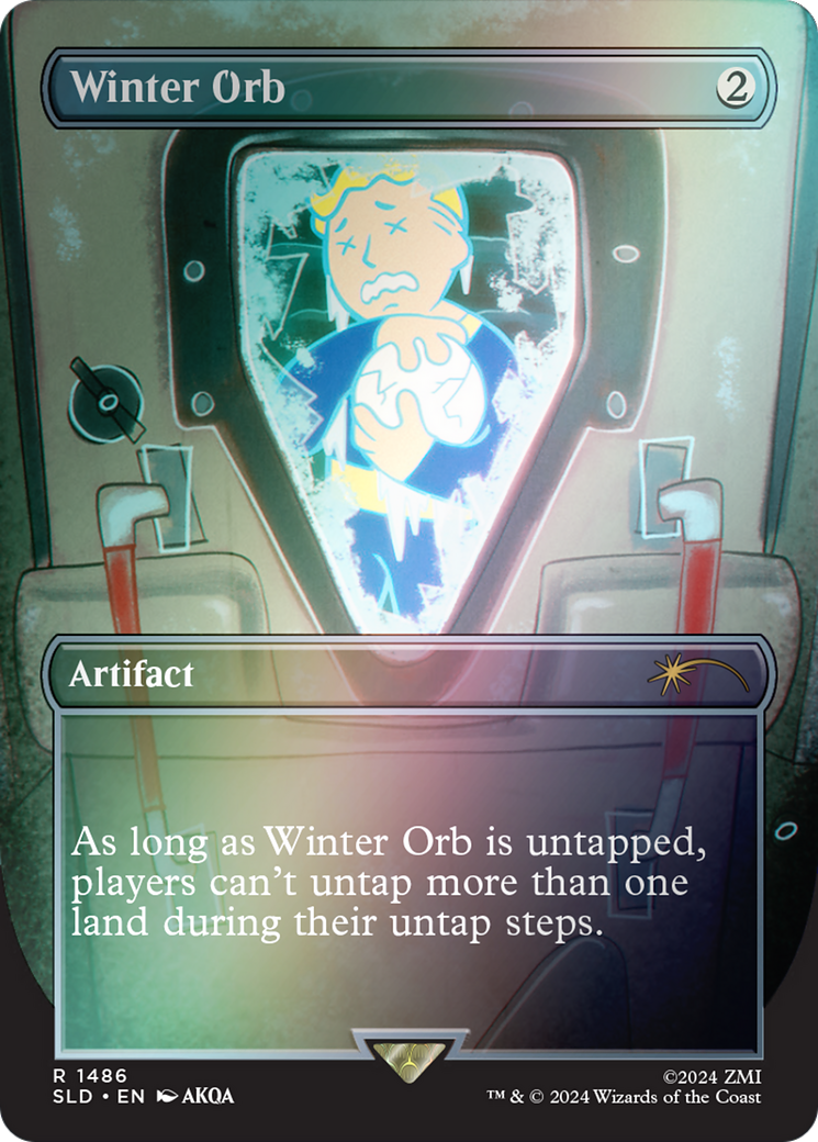Winter Orb (Rainbow Foil) [Secret Lair Drop] (Borderless) Foil