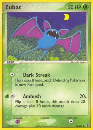 Zubat 082 [Team Rocket Returns]  - Reverse Holofoil