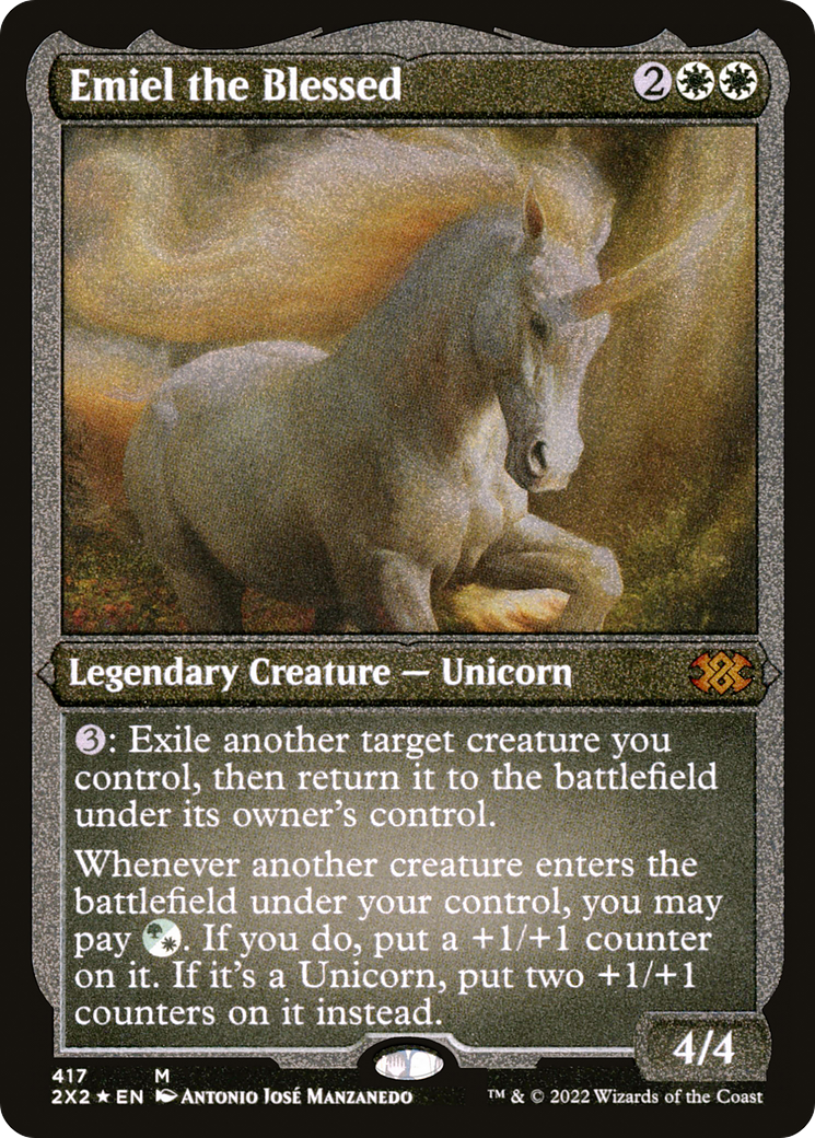 Emiel the Blessed (Foil Etched) [Double Masters 2022] Foil