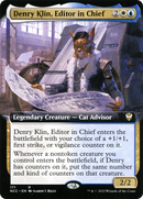 Denry Klin, Editor in Chief (Extended Art): (Extended Art) [New Capenna Commander]