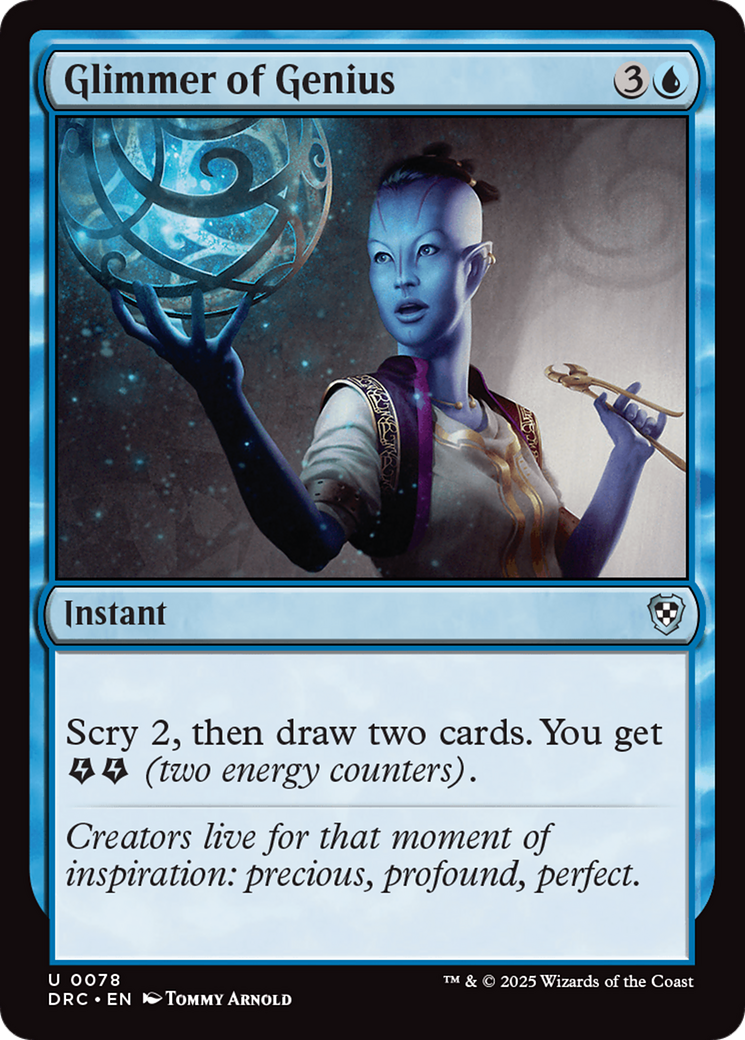 Glimmer of Genius [Commander: Aetherdrift]
