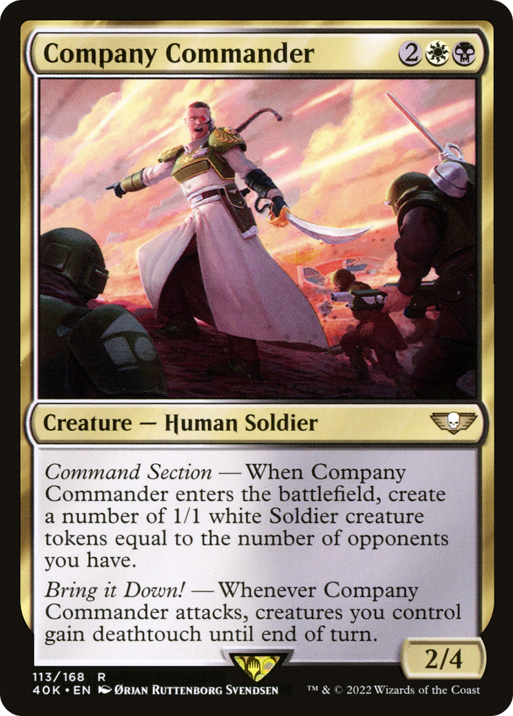 Company Commander [Warhammer 40,000 Commander]