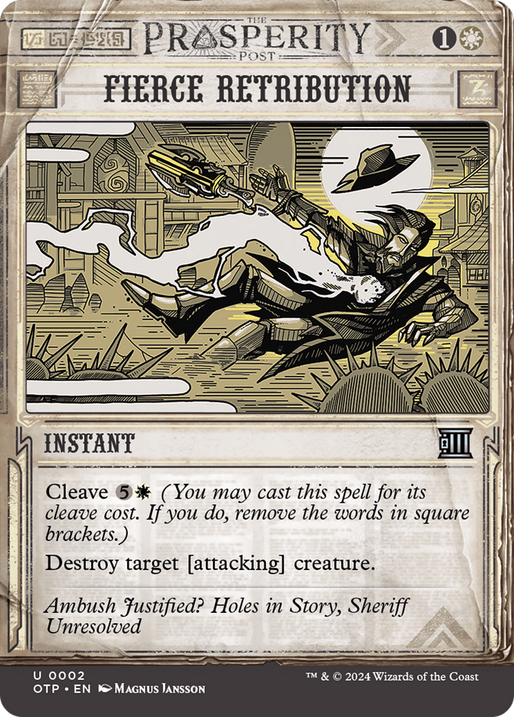 Fierce Retribution: (Showcase) (Borderless) [Breaking News]