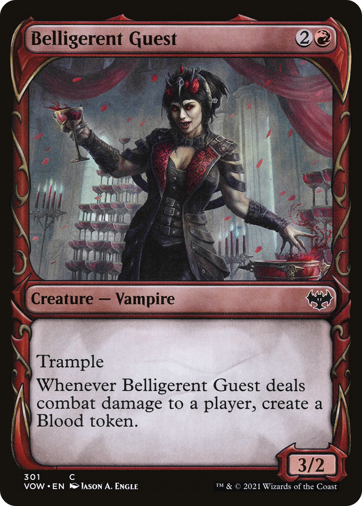 Belligerent Guest (Showcase) - Innistrad: Crimson Vow: (Showcase)