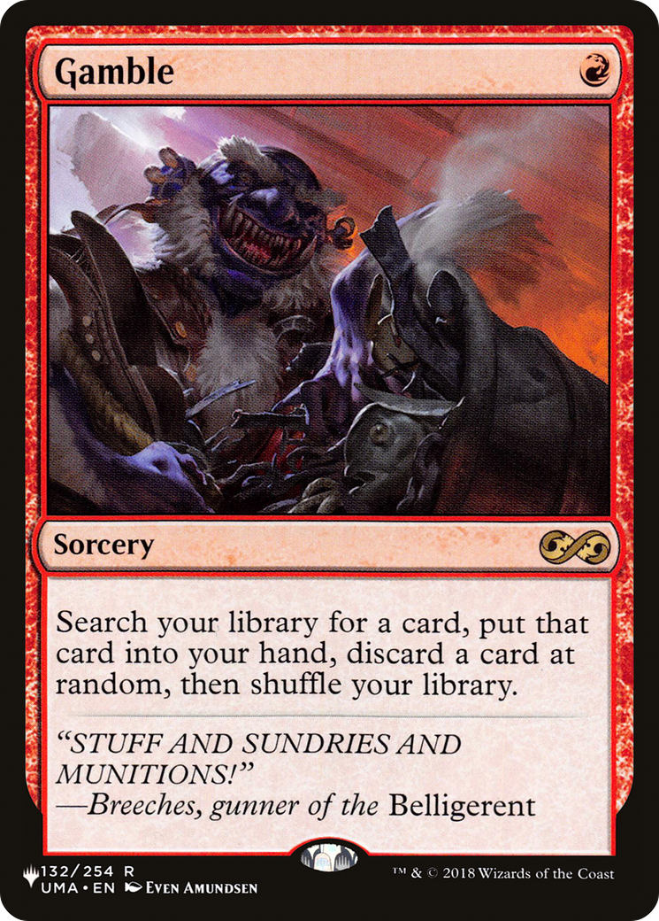 Gamble [Secret Lair Heads I Win Tails You Lose]