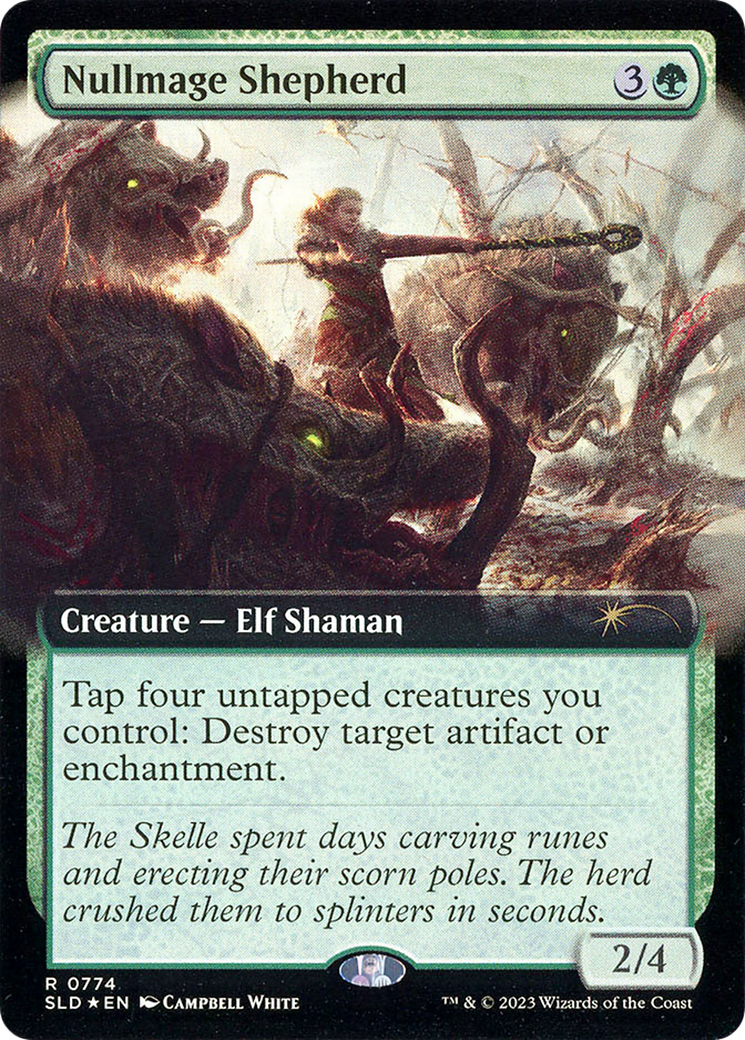 Nullmage Shepherd (Extended Art) [Secret Lair Drop]: (Extended Art) Foil