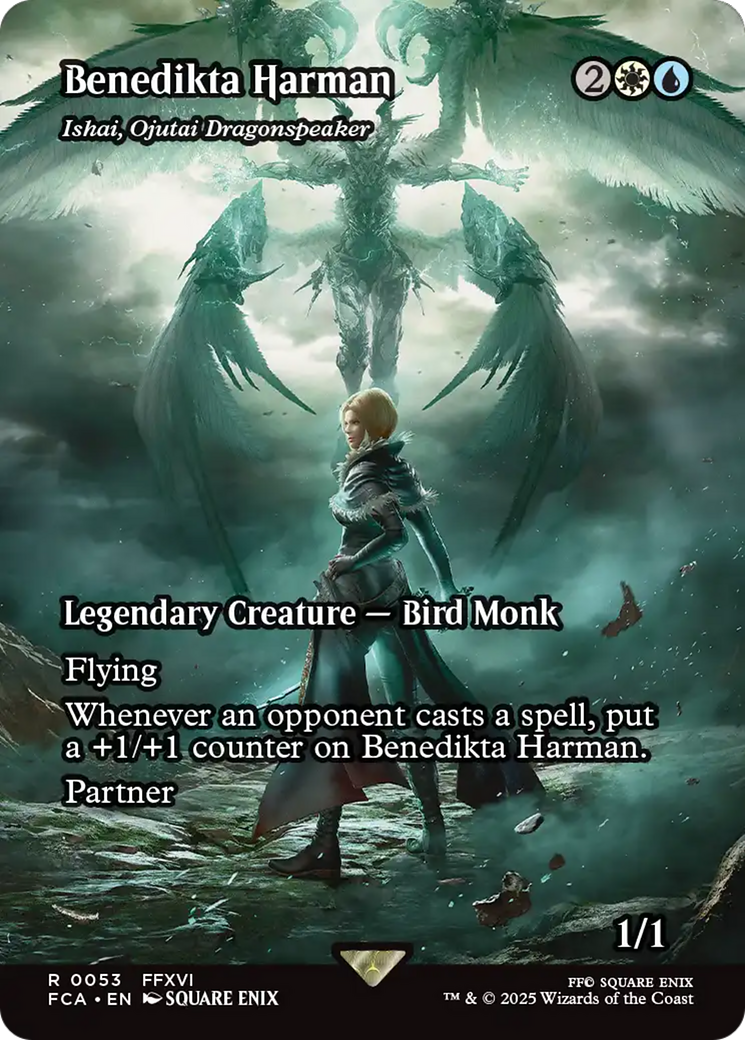 Benedikta Harman - Ishai, Ojutai Dragonspeaker (Showcase) - FINAL FANTASY: Through the Ages / Benedikta Harman (Borderless)