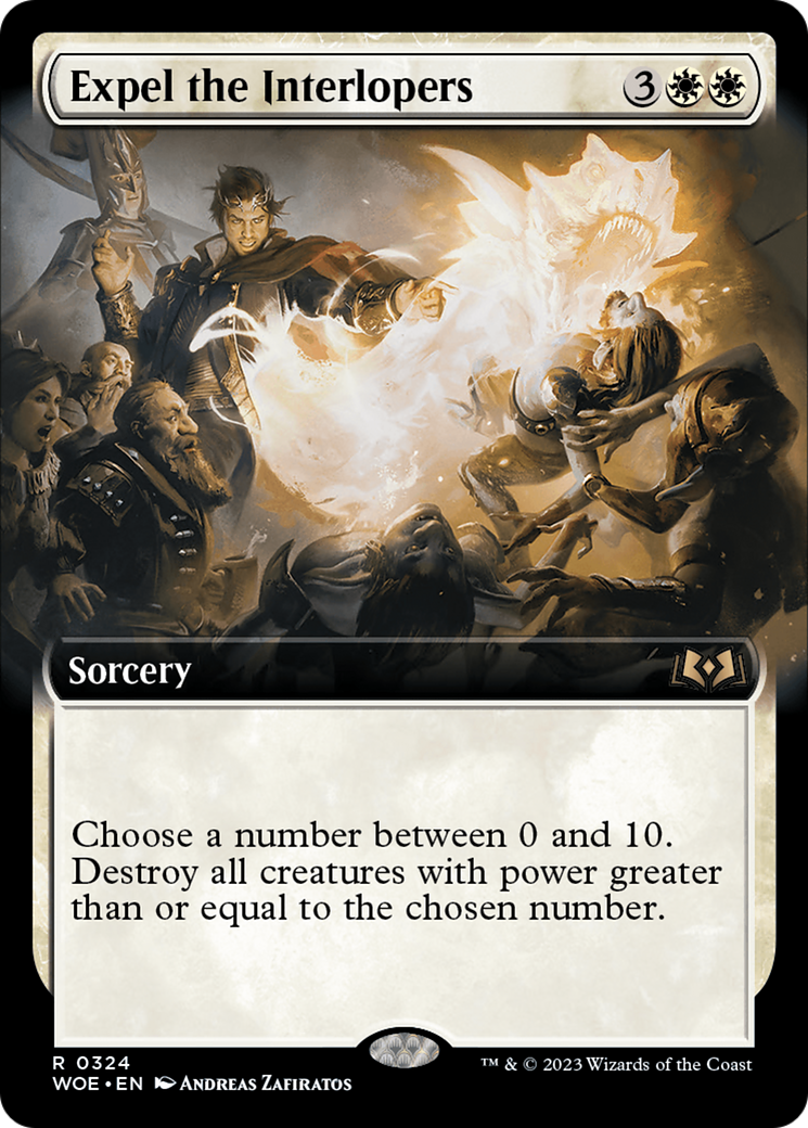 Expel the Interlopers (Extended Art): (Extended Art) [Wilds of Eldraine]