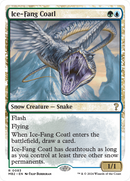 Ice-Fang Coatl (White Border): (snow) [Mystery Booster 2]