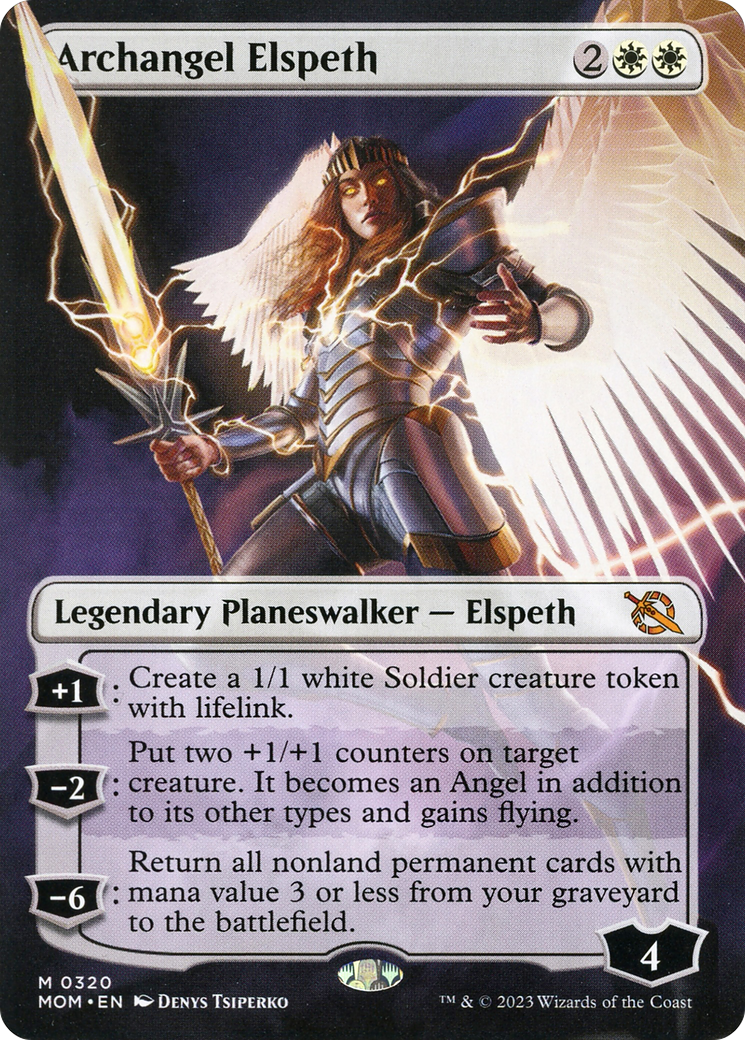 Archangel Elspeth (Borderless) - March of the Machine