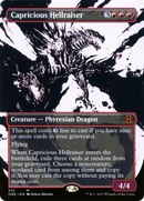 Capricious Hellraiser (Showcase) - Phyrexia: All Will Be One: (Showcase) (Borderless)