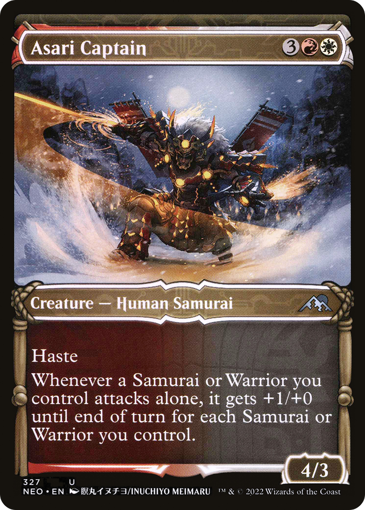Asari Captain (Showcase) - Kamigawa: Neon Dynasty: (Showcase)
