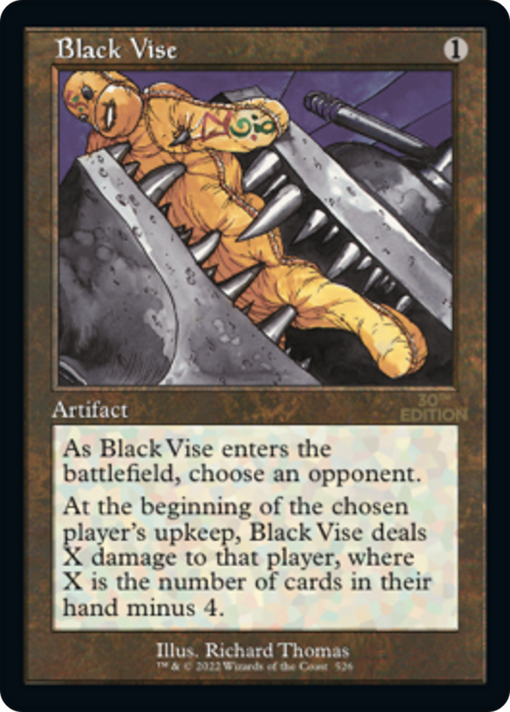 Black Vise (Retro Frame) - 30th Anniversary Edition