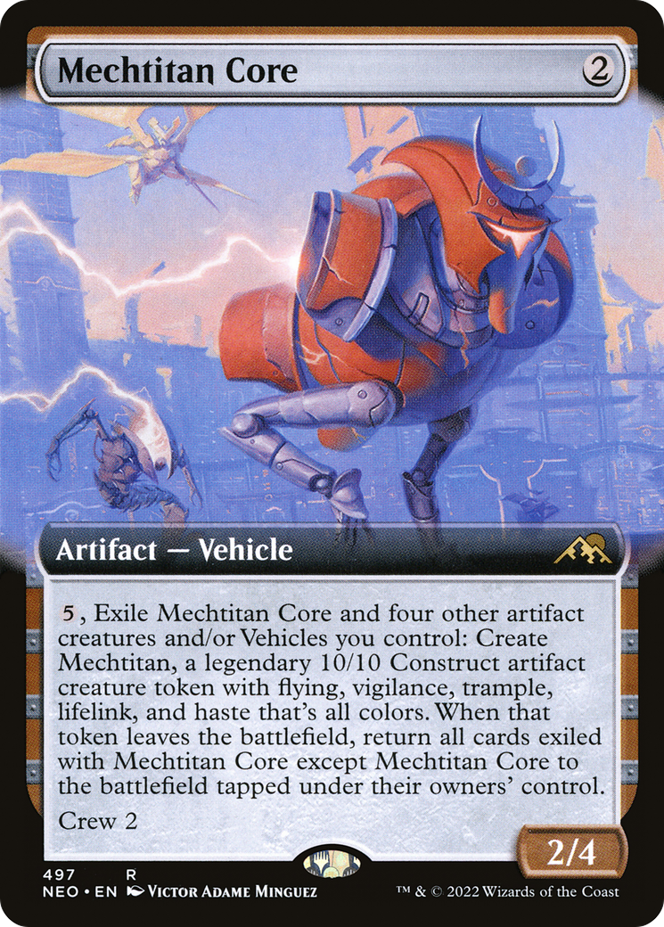 Mechtitan Core (Extended Art) - [Kamigawa: Neon Dynasty]: (Extended Art)