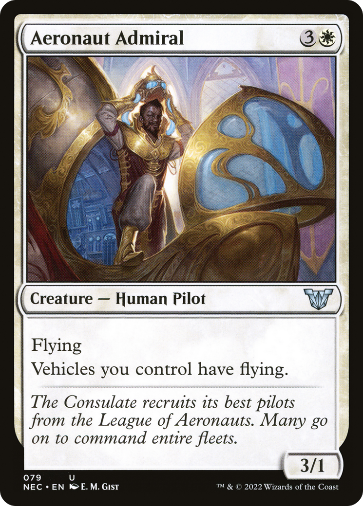 Aeronaut Admiral - Neon Dynasty Commander