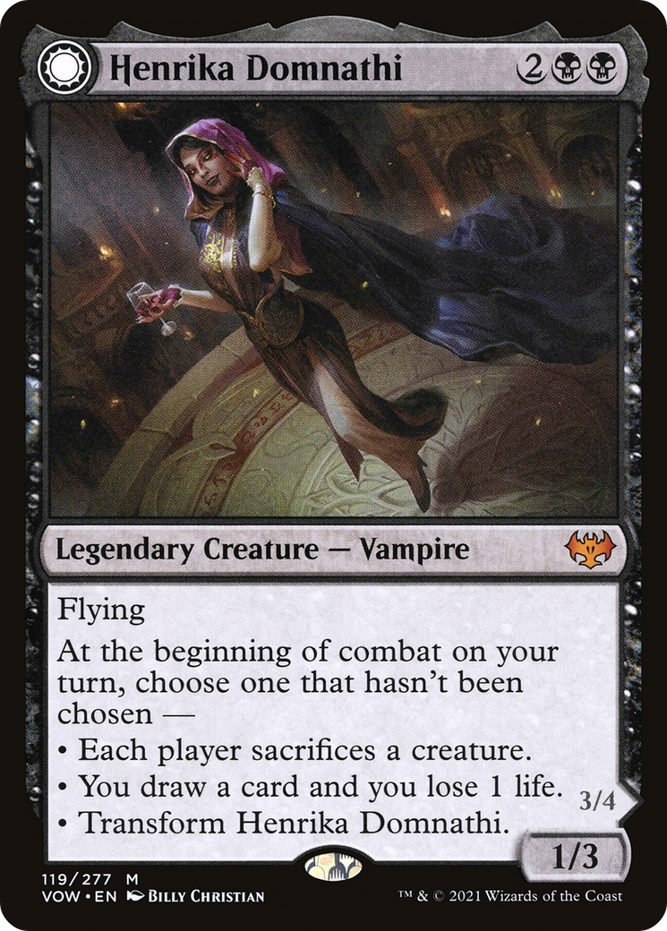 Henrika Domnathi: (Double Faced Transform) [Innistrad: Crimson Vow]